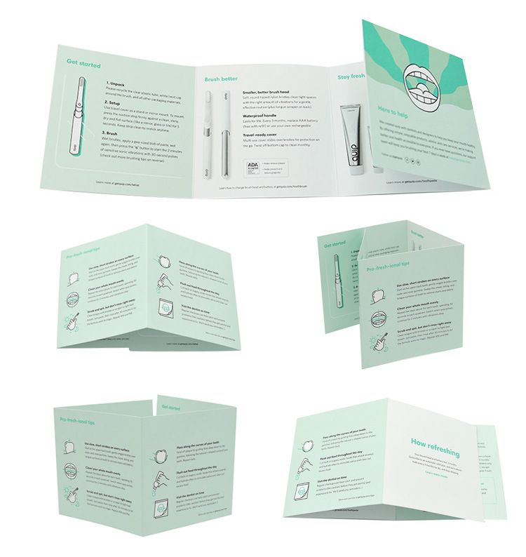 工廠設(shè)計(jì)創(chuàng)意產(chǎn)品目錄宣傳廣告頁(yè)彩色異形燙金雙膠紙三折頁(yè)印刷